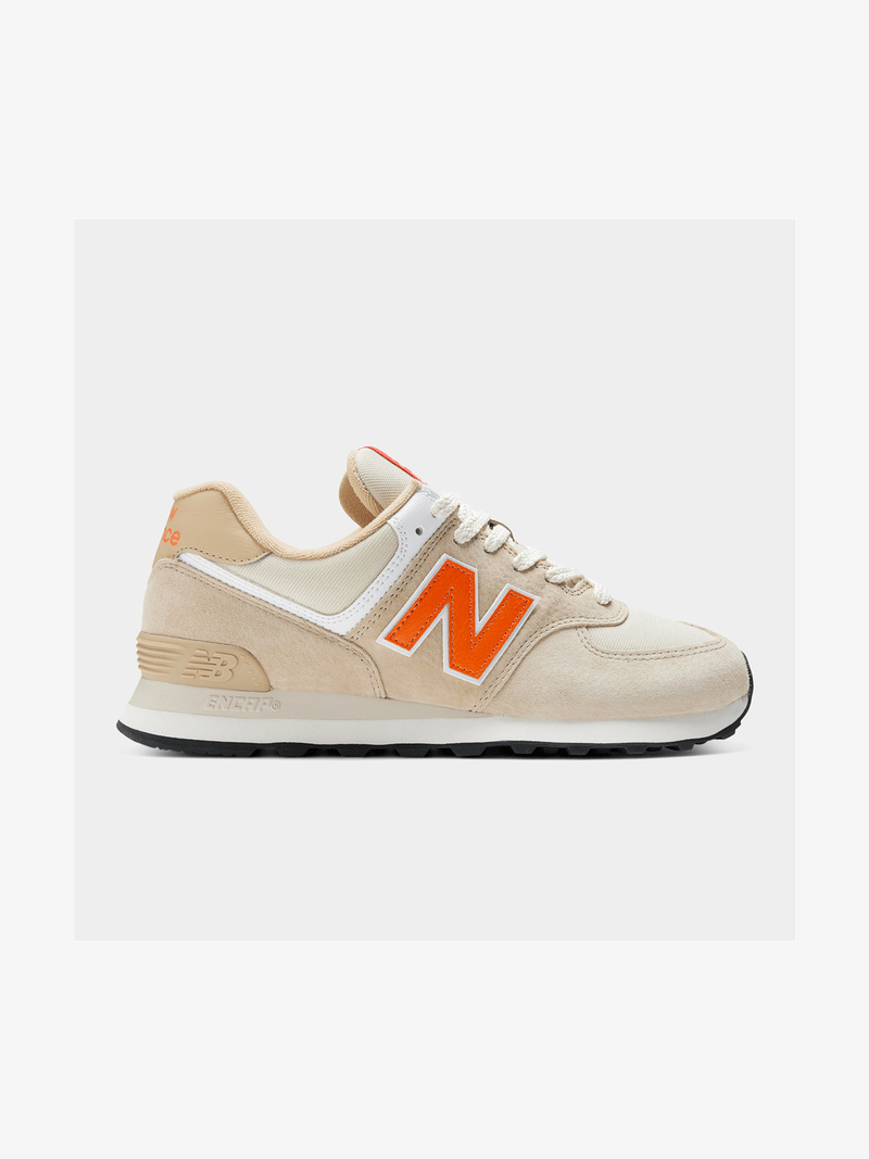 New Balance Men s 574 Brown Orange Sneaker Bash