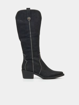 Born fannar wide calf leather knee high boot best sale