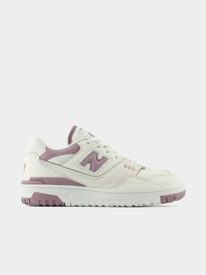 New Balance Women's 550 Mauve/Cream Sneaker