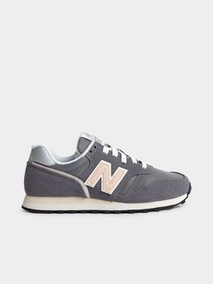 Women's New Balance 373 V2 Grey/Peach Sneaker