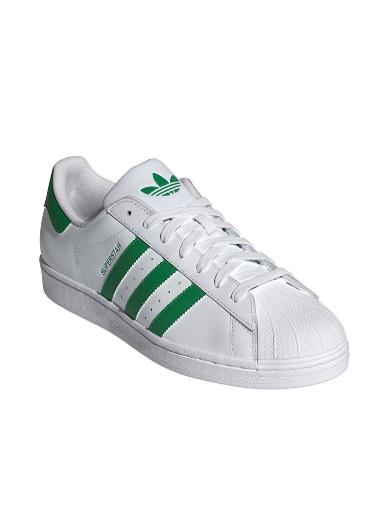 adidas Originals Men s Superstar White Green Sneaker