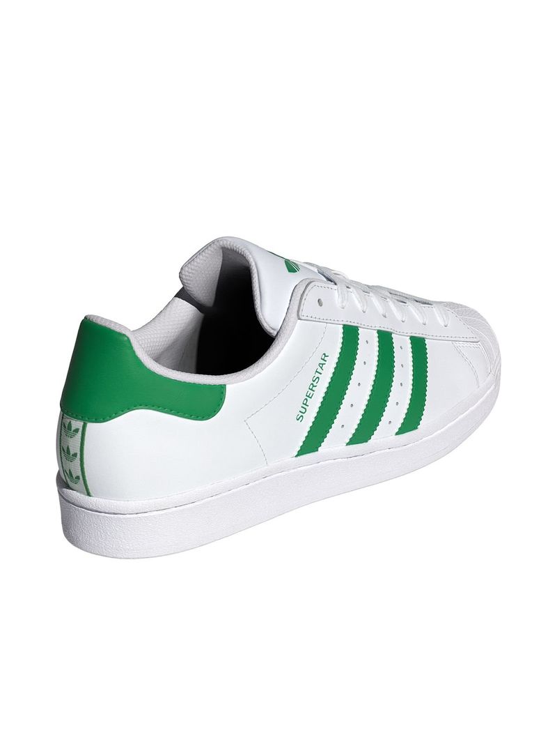 adidas Originals Men s Superstar White Green Sneaker Bash