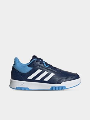 Junior Grade-School adidas Tensaur Sport Navy/Blue/White Sneakers