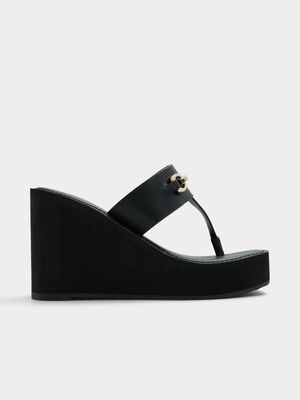 Women's Aldo Black MANALAENA Wedges