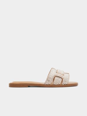 Women's ALDO Bone Elenaa Flat Sandals