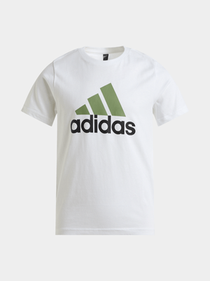 Boys adidas Bos 2 Colour White Tee