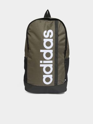 adidas Linear Olive/White Backpack