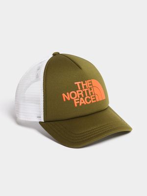 The North Face Unisex Trucker Logo Green Cap