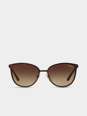 Vogue Eyewear Brown Gradient Sunglasses