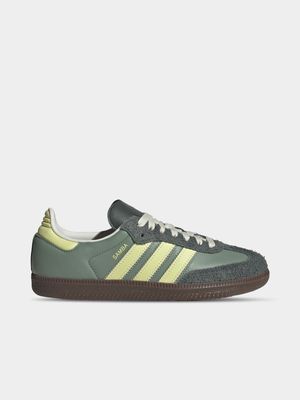 adidas Originals Women's Samba Green Sneaker