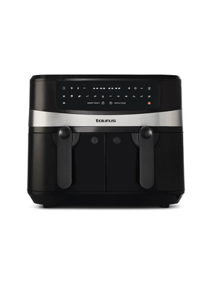 taurus dual digital air fryer black 9L