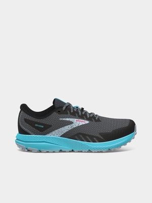 Womens Brooks Devide 4 Black/Ebony/Bluefish Running Shoes