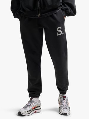 Swank Men's Vintage Black Sweatpants