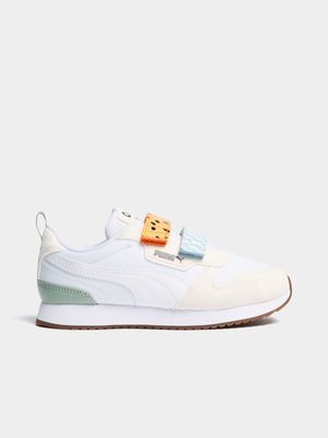 Kids Puma R78 Mix Match White Sneaker