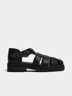 Men's Jonathan D Sammy Black Sandal