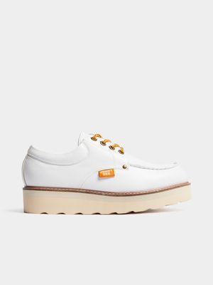 Men's Jonathan D Landon White Derby Shoe