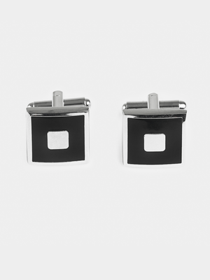 Men's Markham Square Epoxy Filled Cufflinks