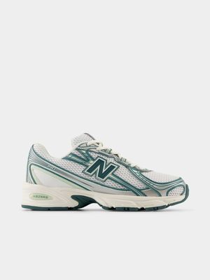 New Balance Men's 740 White/Teal Sneaker