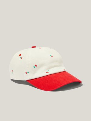 Cotton On Kids  Red Kids Sports Club Cap