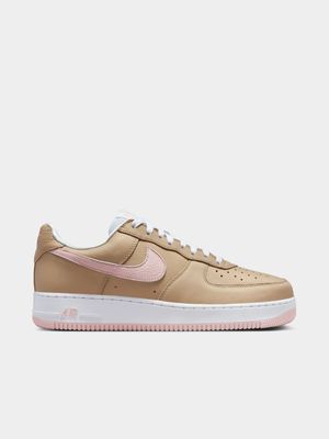 Nike Men's Air Force 1 Low Brown/Pink Sneaker