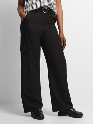 Jet Women's Black Light Weight Utility Pants