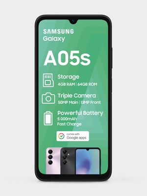 Samsung A05s 128GB Dual Sim +15GB - Telkom