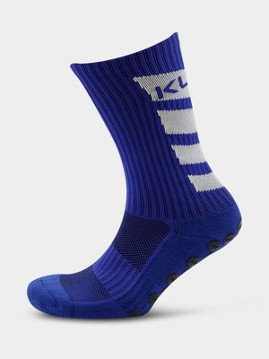 Kupe Blue Grip Socks