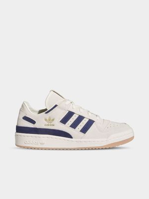 adidas Originals Men's Forum Low Cream/Blue Sneaker