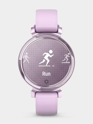 Lily 2 Active Silver with Purple Jasmine Silicone Band