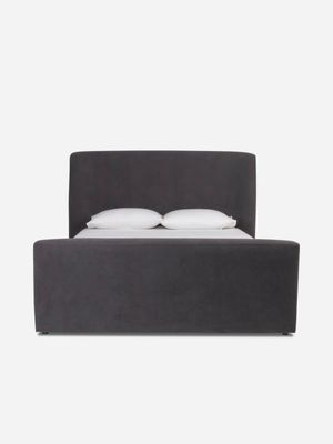 Contempo Bed Sol Charcoal Extra Length