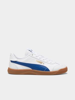 Puma Junior Club 5V5 White/Blue Sneaker