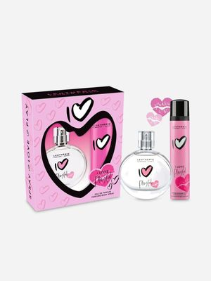 Lenthéric I Love Playful Eau De Parfum and Perfume Body Spray Gift Set