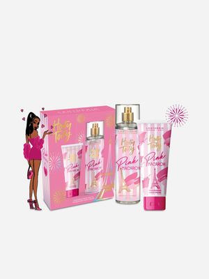 Lenthéric Hoity Toity Lola Pink Macaroon Fragrance Mist & Hand Cream Gift Set