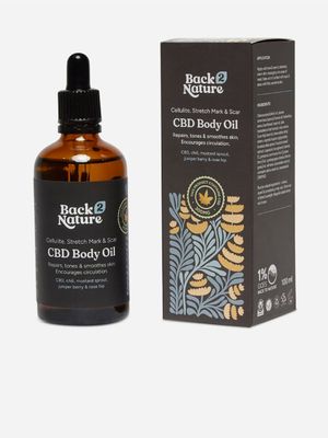 Back 2 Nature CBD Stretch Mark & Scar Body Oil