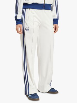 adidas Originals Women's Firebird Badge White Track Pants