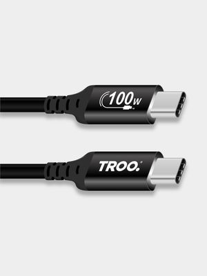 TROO Certified Fast Charge 100W TypeC Cable