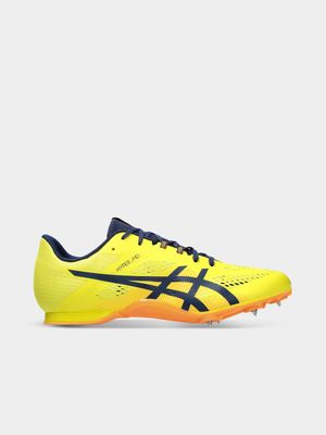 Mens Asics Hyper MD 8 Yellow/Blue Running Spikes