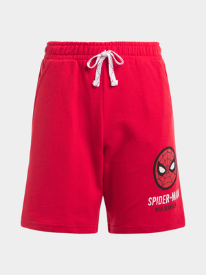 Jet Younger Boys Red Spiderman Shorts