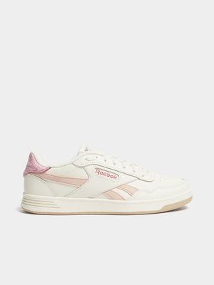 Women's Reebok Court Advance Chalk/Pink Sneaker