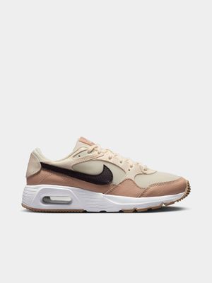 Junior Grade-School Nike Air Max SC Ivory/Burgandy/Brown Sneakers