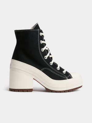 Converse Women's Chuck 70 De Luxe Black/White Heel