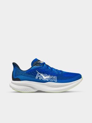 Mens Hoka Mach 6 Electric Blue/Navy Runnings Shoes