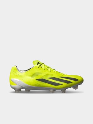 Mens adidas X Crazyfast + FG Yellow/Black Boots