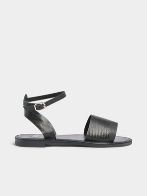 Jet Women's Black Spanish Sandal