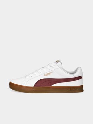 Men's Puma Smash Vulc v3 Low White/Gum Sneaker