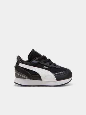 Puma Toddler Road Rider Leather Black/White Sneaker