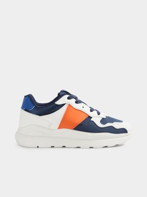 Women's TomTom Devine Chunky Navy/White Sneaker