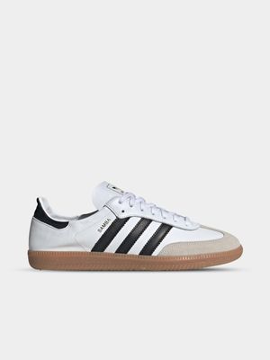 adidas Originals Men's White/Black Samba Sneaker