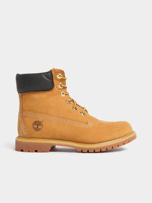 Timberland Women's Premium 6 Inch Waterproof B Wheat Boot