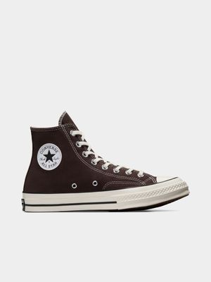 Brown converse hi tops best sale